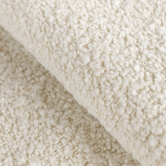 Boucle Fabric Off White