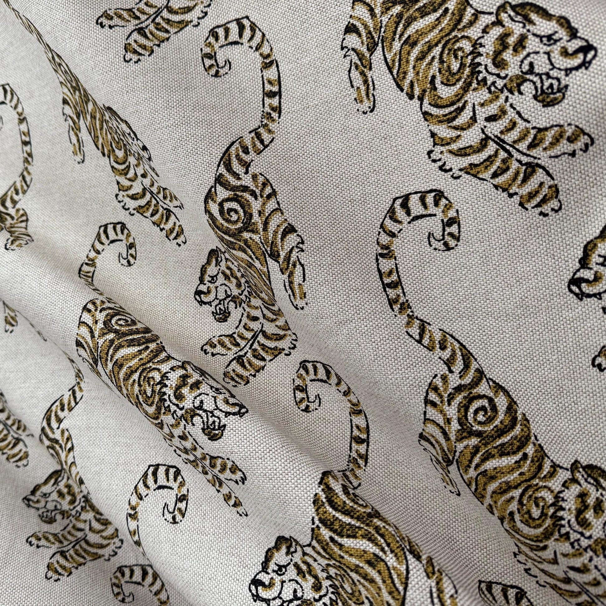 Upholstery Fabric Drapery Fabric Lampshade Fabric Pillow Fabric Custom Lampshade Material Decorative Pillow Fabric Window Treatment Fabric Furniture Fabric Tiger Print Animal Print