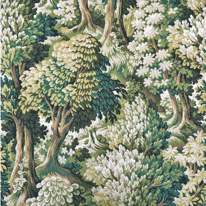 Green Pattern Upholstery Fabric by Yard