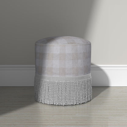 Beige Buffalo Plaid Fabric by the Yard Cotton Check Printed