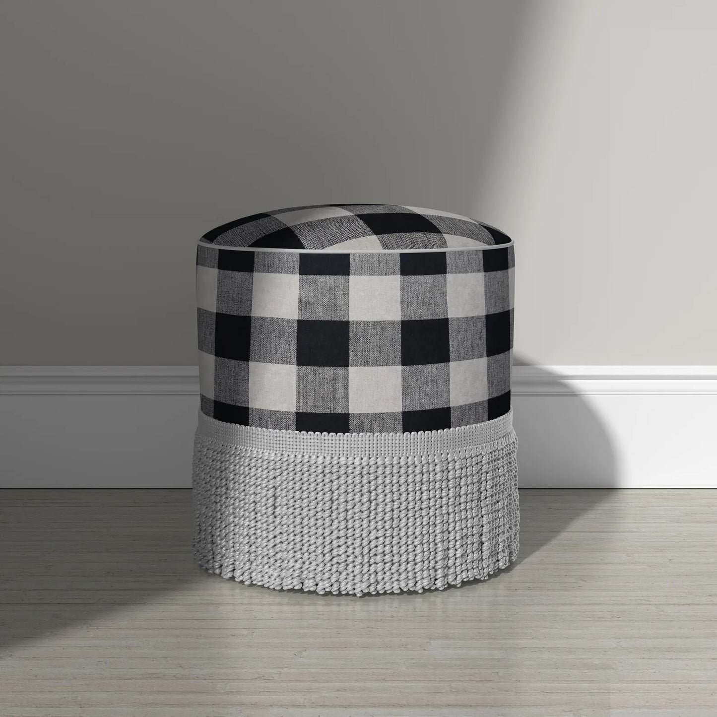Black Buffalo Check Fabric