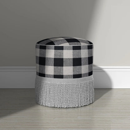 Black Buffalo Check Fabric