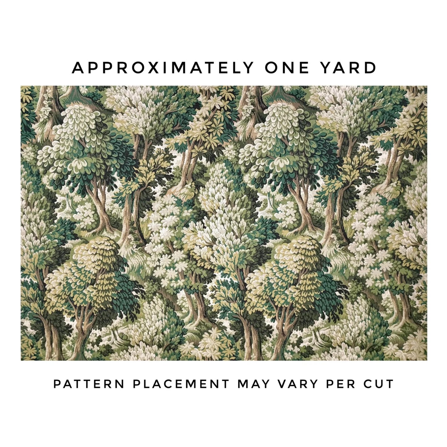 Green Pattern Upholstery Fabric by Yard