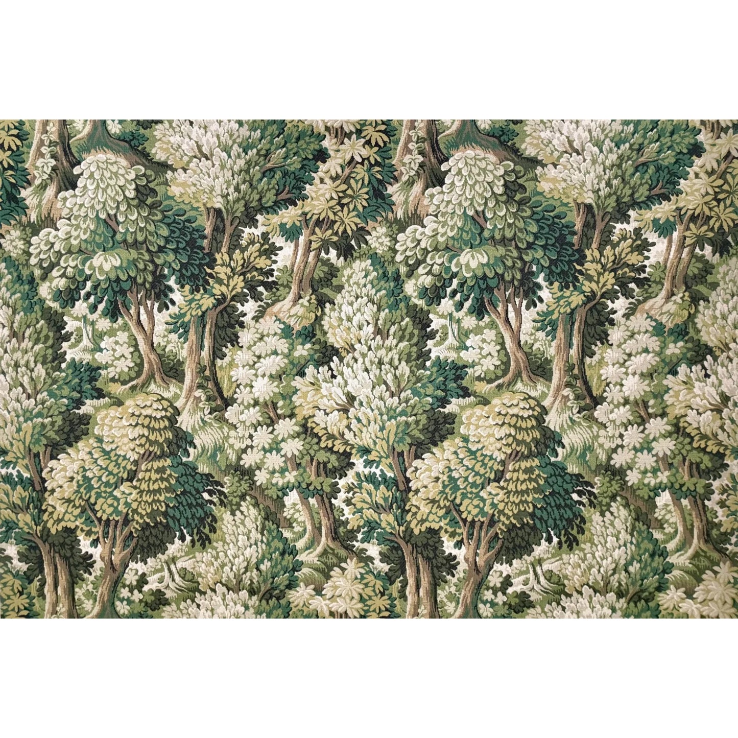 Green Pattern Upholstery Fabric by Yard