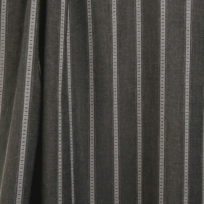 Brown Stripe Upholstery Fabric Large Scale Woven