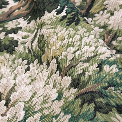 Green Pattern Upholstery Fabric by Yard