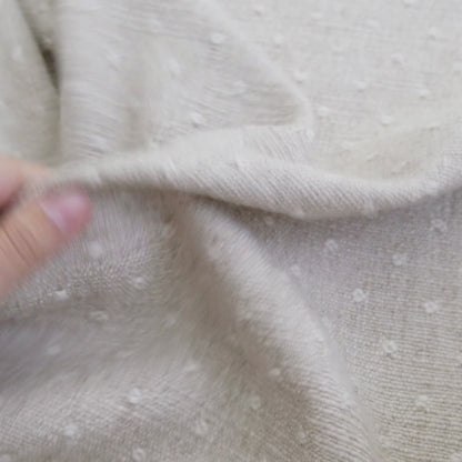 Textured Sandy Beige Textile for Upholstery and Sewing