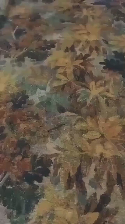 Botanical Upholstery Fabric Vintage Inspired