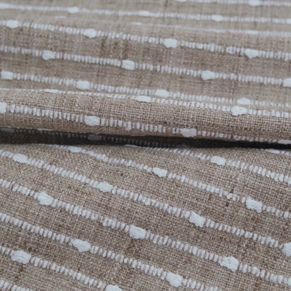 Harvest Striped Upholstery Fabric- Earthy Woven Fabric by the Yard