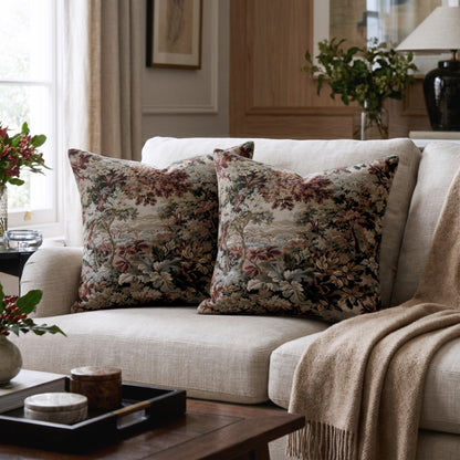 Tapestry Upholstery Fabric by the Yard Verdure Foliage