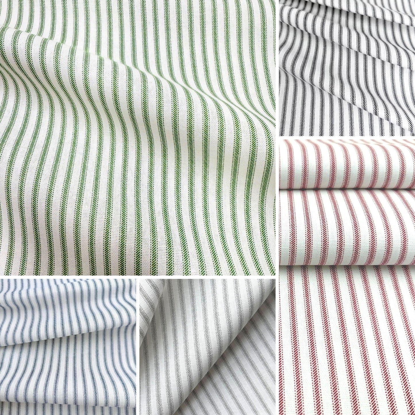Ticking Stripe Cotton Fabric Home Sewing Project