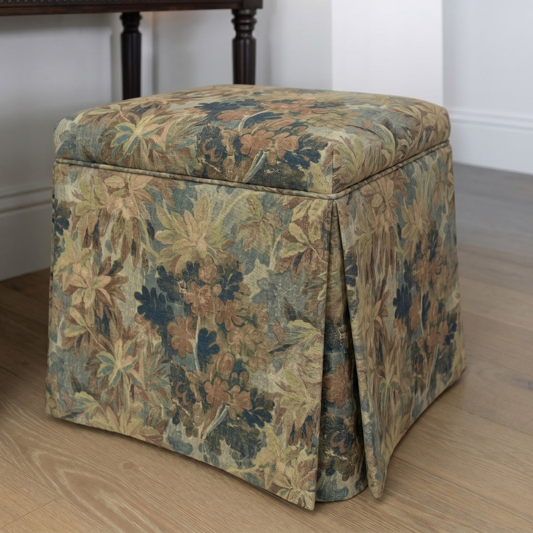 Botanical Upholstery Fabric Vintage Inspired